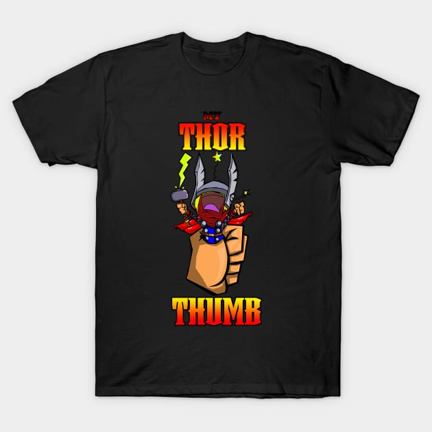 My Thor Thumb T-Shirt by Wilber’s Ink